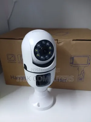 Kamera ya Balbu ya V380 Dual Lens kwa Usalama wa Nyumbani