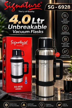 4LTRS Signature Stainless Vacuum Flask 500ML
