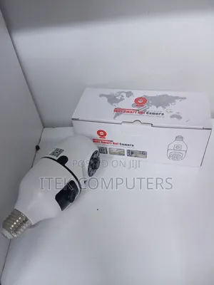 Kamera ya V380 Dual Lens Bulb kwa Ulinzi wa Nyumbani Usiku