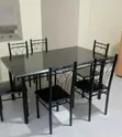 6-Seater Metal Dining Set - 1