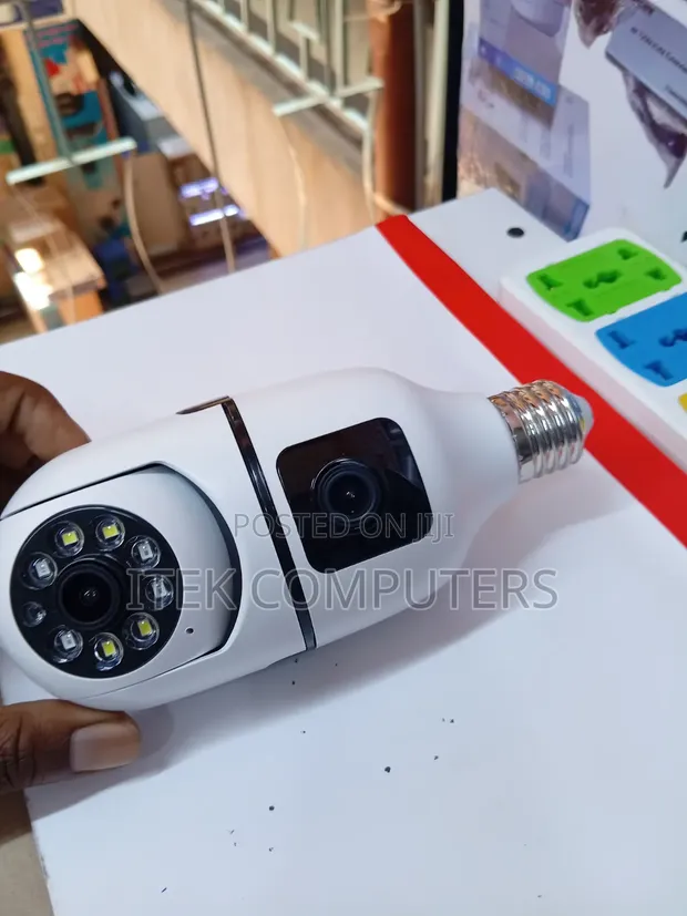 V380 Dual Lens Bulb Camera - 1