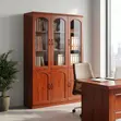 3-Door Mahogany Executive Office Cabinet - 3