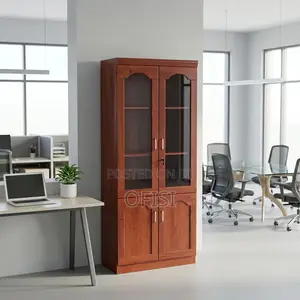 Executive Office Storage Cabinet - 2-Door Wooden