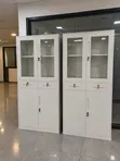 Boss Office Products Kabati la Chuma la Ofisi lenye Milango ya Kioo & Laki - 2
