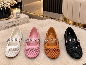 Mesh Ballet Flats for Ladies - Sizes 37-42