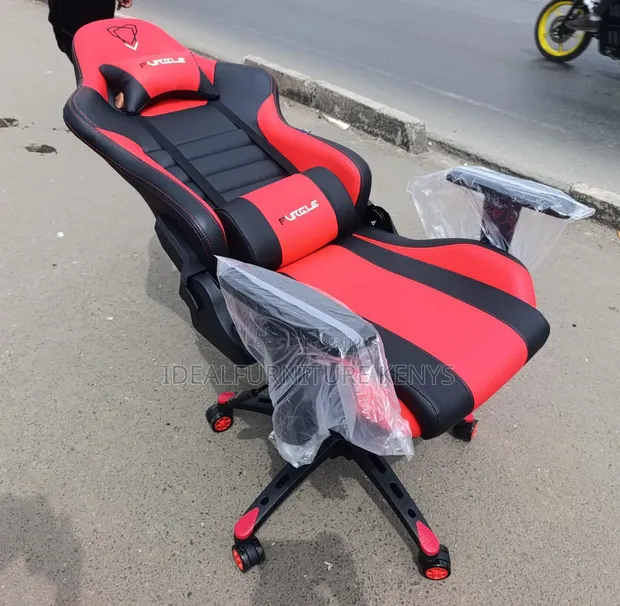 Kiti cha Michezo cha Premium Rangi Nyekundu na Nyeusi - 1