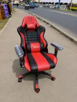 Kiti cha Michezo cha Premium Rangi Nyekundu na Nyeusi - 2