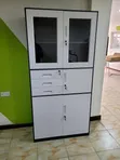 3-Section Metal Office Storage Cabinet - 2