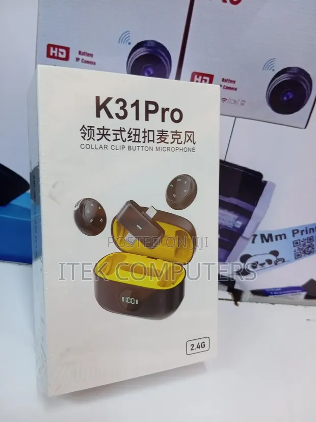 K31 Pro Clip-on Microphone for Online Teaching - 1