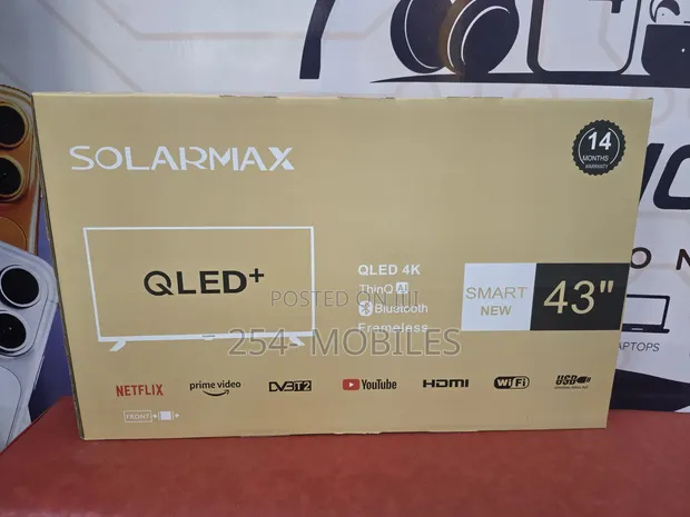 Solarmax 43" QLED Smart Android TV - 1