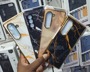 Samsung Fold 8 Ultra Marble Case with Front Screen Protector