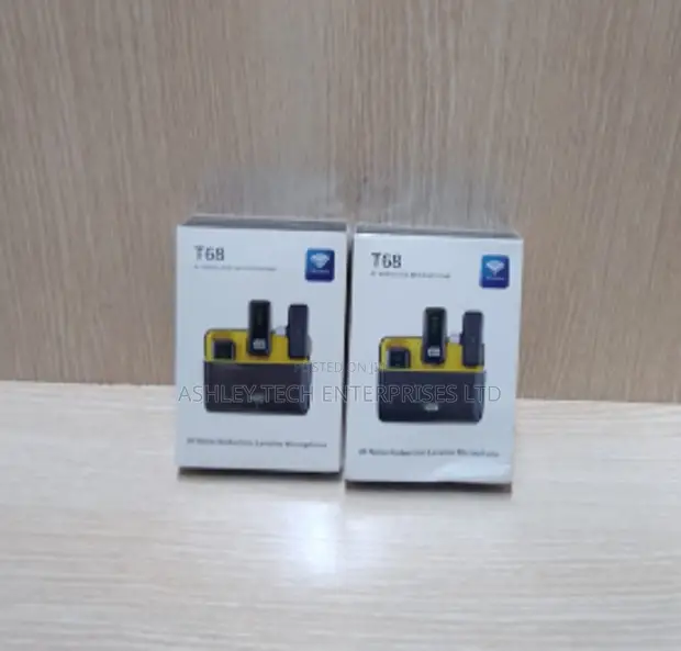 T68 Dual Wireless Lapel Microphone - Brand New - 1