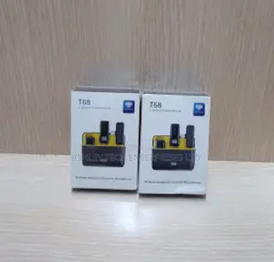 T68 Dual Wireless Lapel Microphone - Brand New