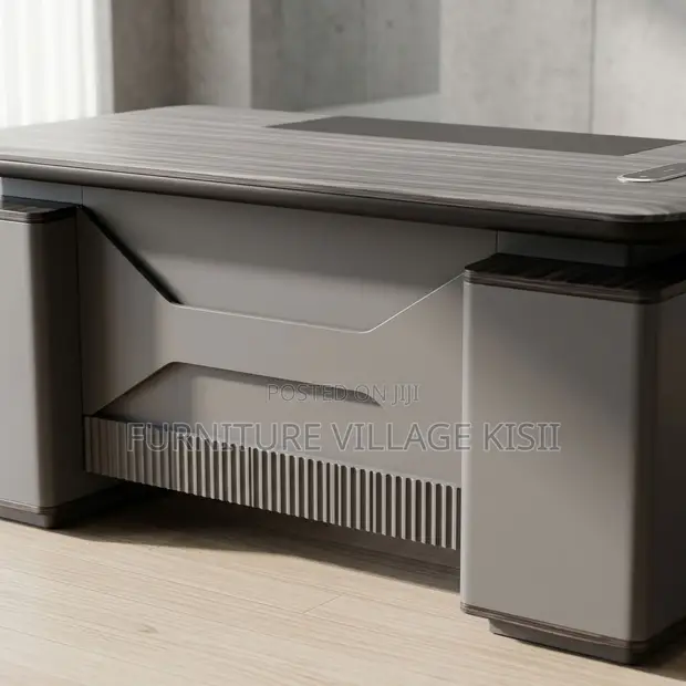 1.6m Office Desk with Side Extension - 1