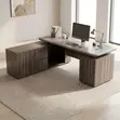 1.6m Office Desk with Side Extension - 4