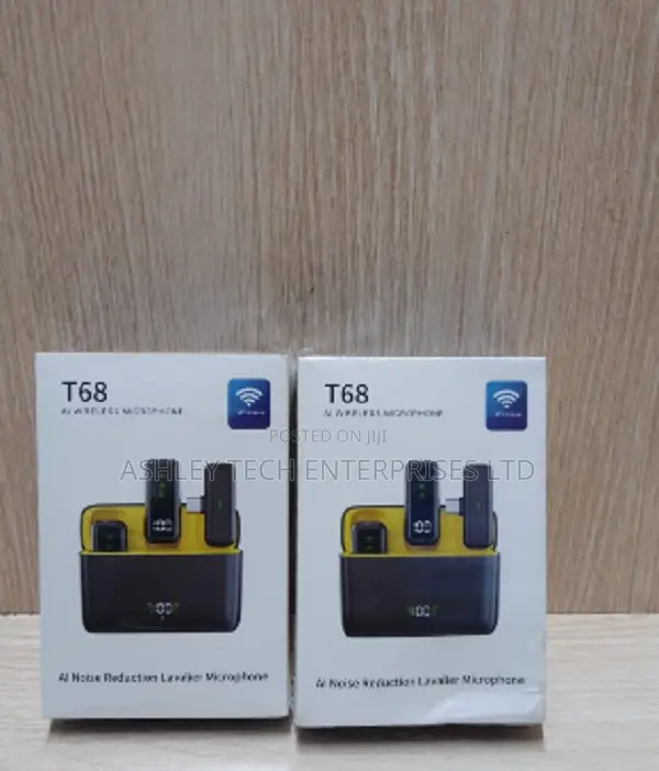 High Quality T68 Dual Wireless Microphone - 1