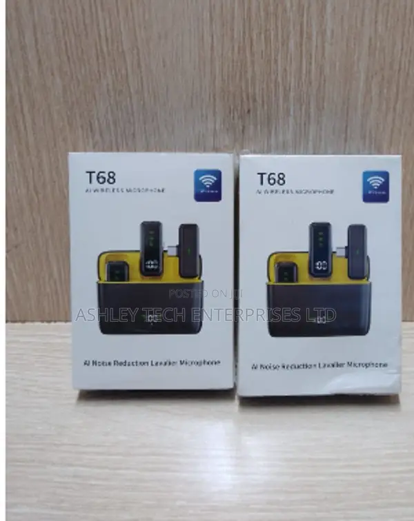 T68 Wireless Dual Lapel Microphone - 1