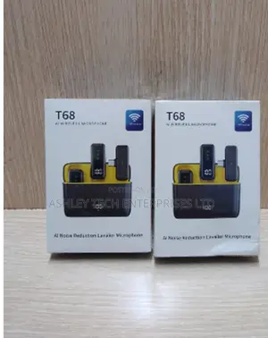 T68 Wireless Dual Lapel Microphone