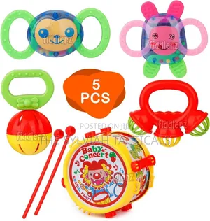 Baby Rattle & Musical Drum - Baby Concert Funny