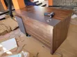 Executive Office Table - Walnut & Grey 1.4m - 2