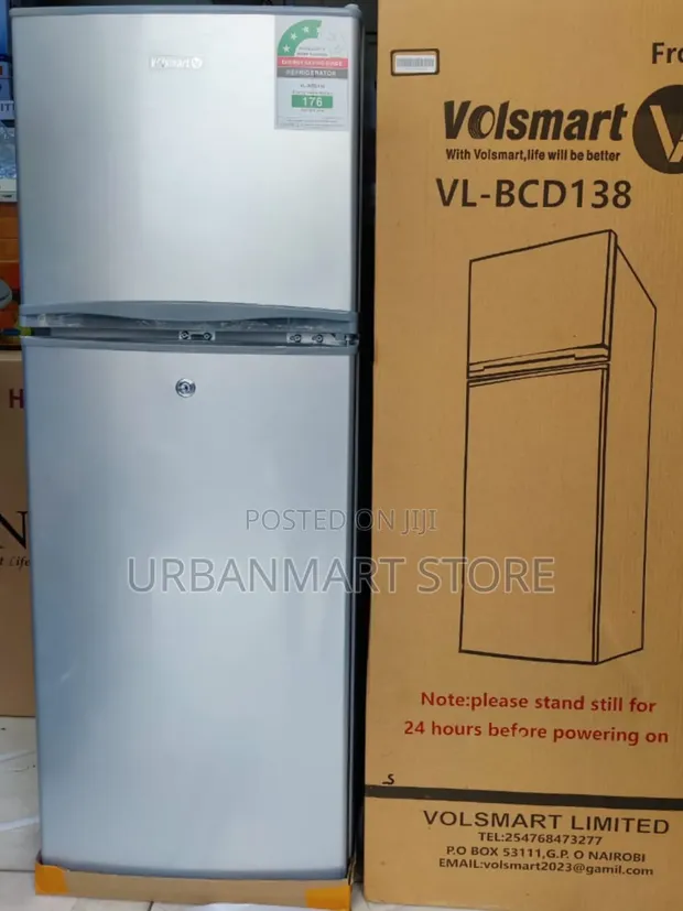 Volsmart 138L Friji ya Juu na Milango Miwili - 1