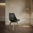 Viti vya Kisasa vya Eames vya Chakula (Set ya 4) - 3