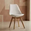 Viti vya Kisasa vya Eames vya Chakula (Set ya 4) - 5