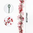 Kizigeu cha Mimea Bandia cha Red Fern cha 1.8m - 4