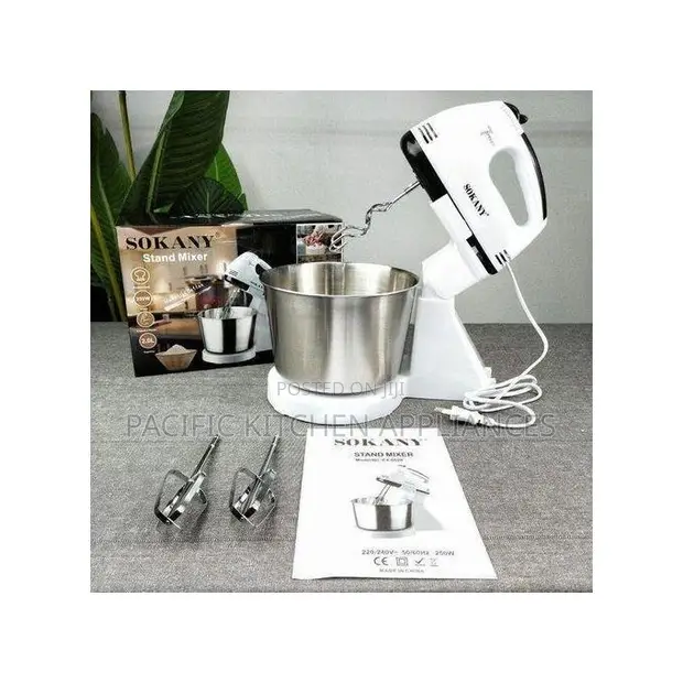 Sokany Electric Hand Stand Mixer 2.0L Bowl - 1