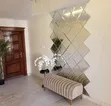 Diamond Acrylic Mirror Tiles - Fedha Peel & Stick - 2