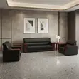 Executive 5-Seater Leather Sofa Set - 4
