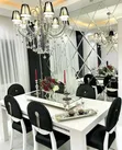 Silver Diamond Mirror Acrylic Tiles - 36pcs - 2