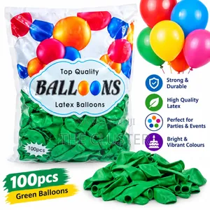 Seti ya Balloons 100 za Safaricom Green