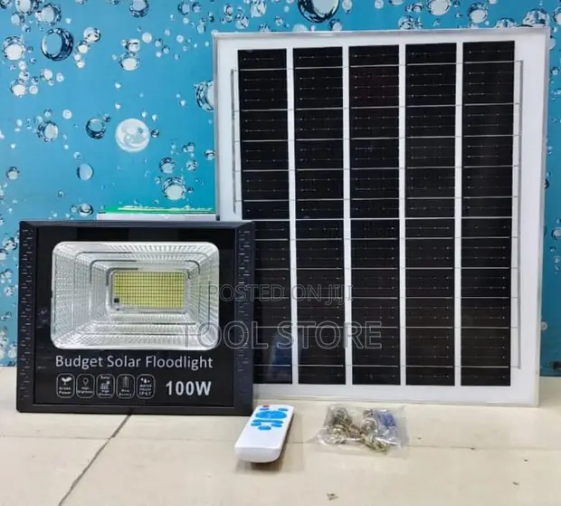 100W Solar Floodlight na Remote Control - 1