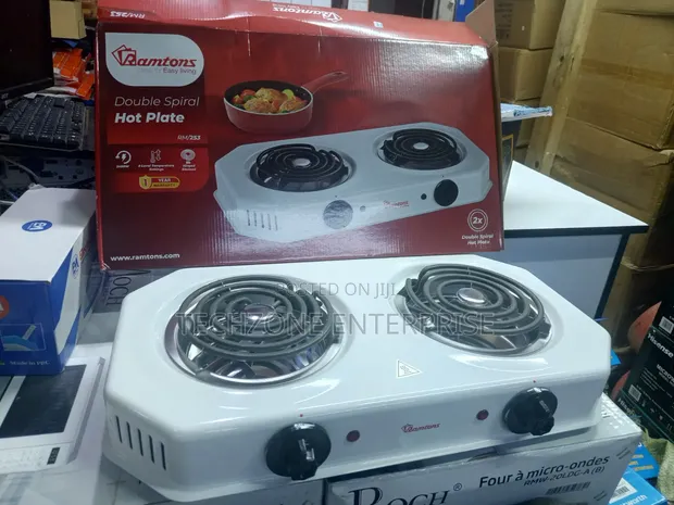 Ramtons RM/253 Cooker ya Sahani Mbili za Spiral - 1
