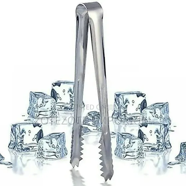 7 Inch Stainless Steel Ice Tong - 1