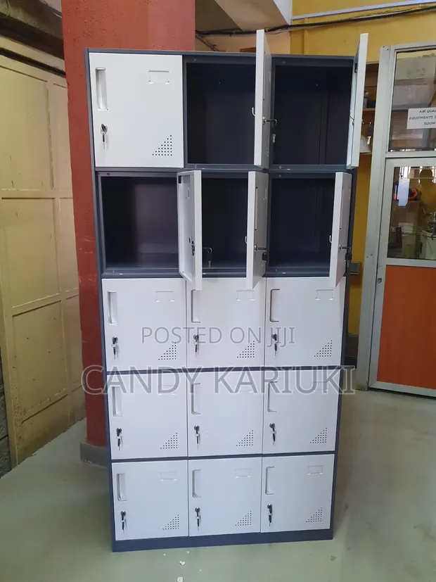 Heavy Duty 15 Compartments Metal Locker - 1