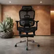 Orthopedic High Backrest Executive Office Chair with Footrest - 4