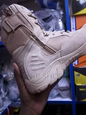 Delta Military Boots - Brown, Brand New
