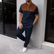 Men's Soft Breathable Fabric Tracksuit - 1