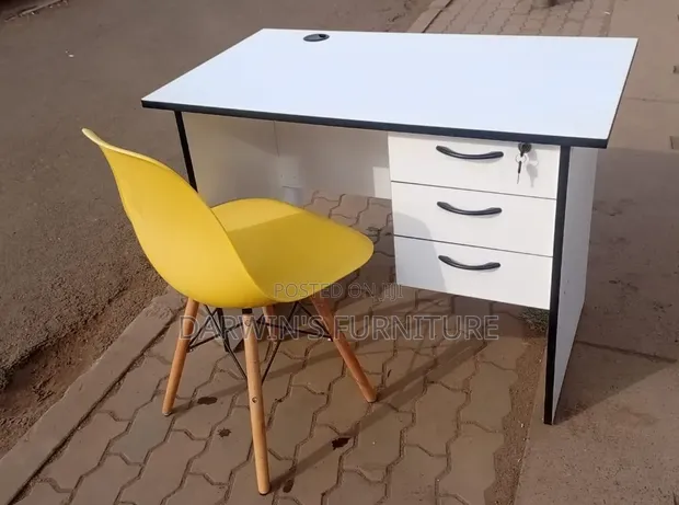 Study Table and Eames Chair Combo - 1