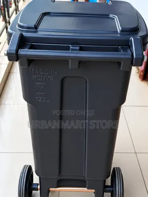Tangi la Taka la Lita 120 la Kazi Nzito na Magurudumu