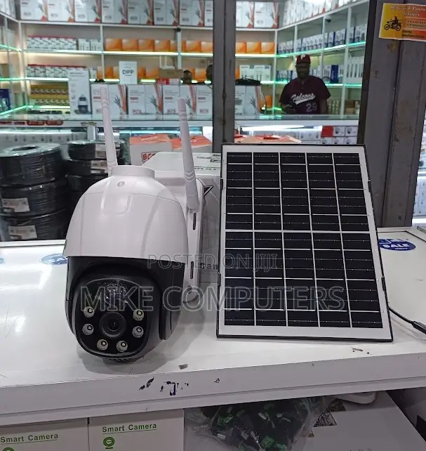 Kamera ya V380 Pro 4G Solar PTZ yenye SIM Card - 1