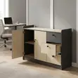 Credenza ya Ofisi ya Kisasa yenye Compartments 3 - 2