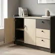 Credenza ya Ofisi ya Kisasa yenye Compartments 3 - 5