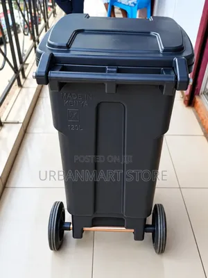 Tangi la Taka la Kazi Nzito la 120L lenye Magurudumu