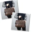Business Laptop Bag - Dark Brown - 2