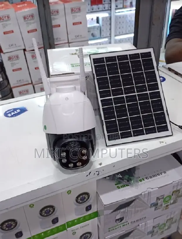 Kamera ya CCTV ya V380 Pro ya Lensi Moja ya 4G Solar - 1