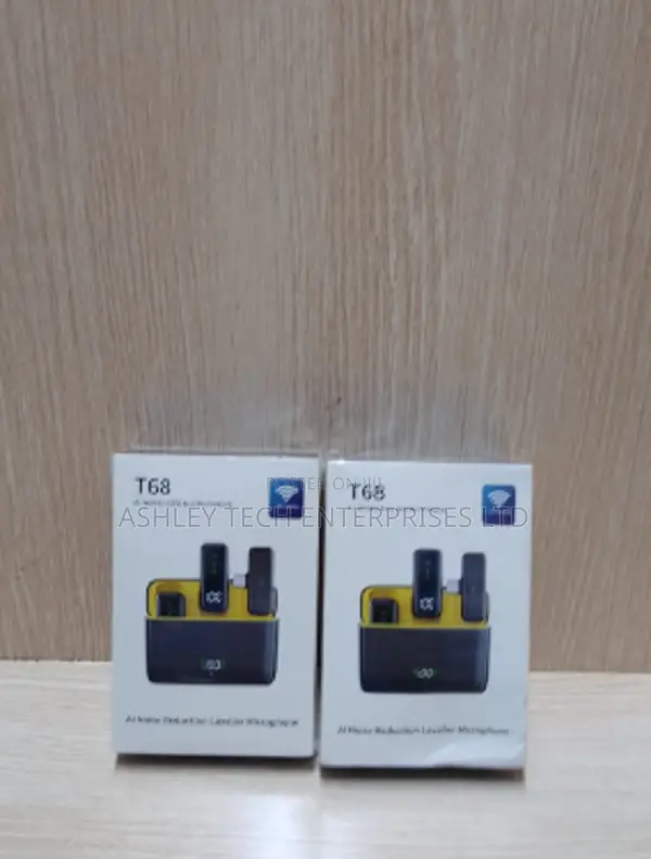 T68 Wireless Collar Mic - 2-Person Recording System - 1