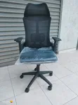 Boss Office Products Kiti Nyeusi cha Ofisi chenye Headrest - 2